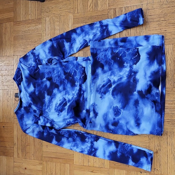 SALE!! Brand New SHEIN BAE TIE DYE 2-PIECE MINI SKORT SET-XS - Picture 2 of 5